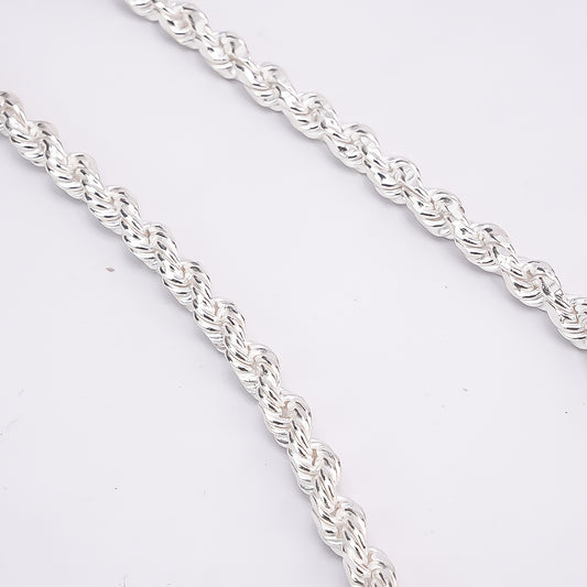Twist Silver Chain