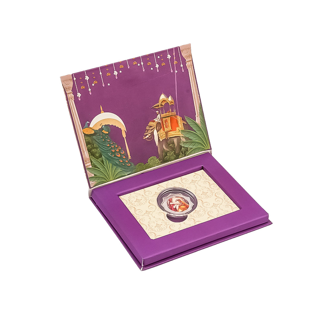Rajsi Shagun 999 Silver Coin Box