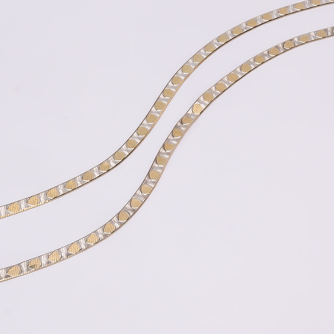 Gold Circle Italian Anklet