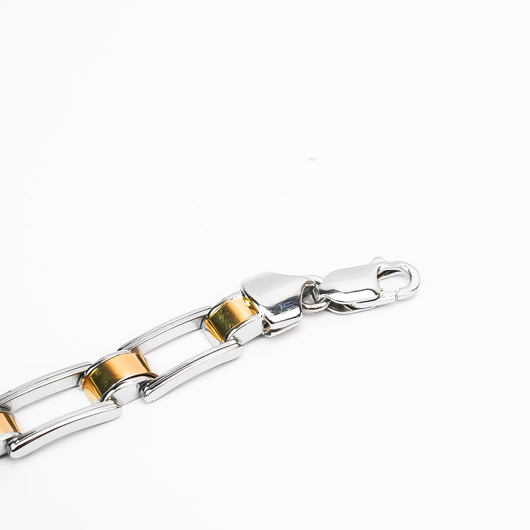 Silver Link Duo Bracelet