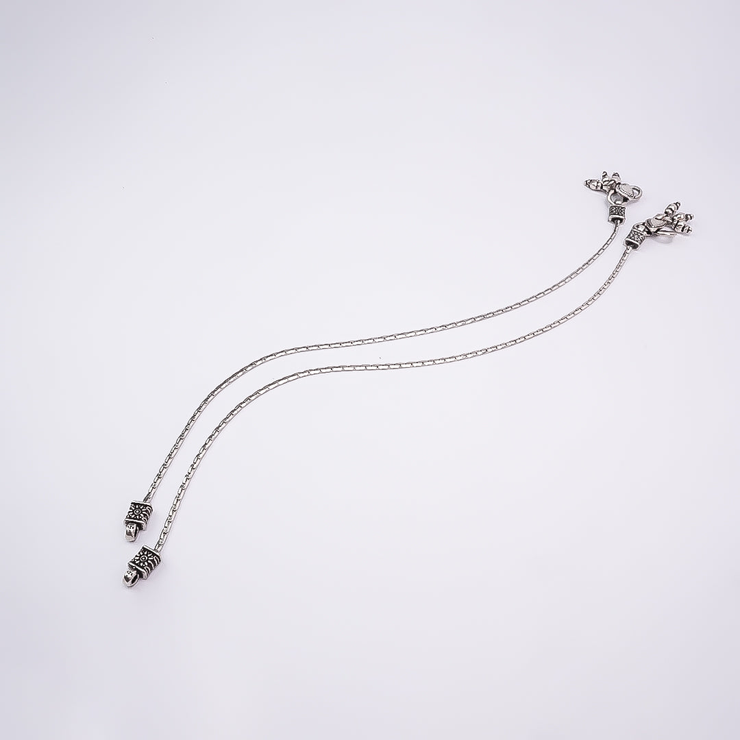 Silver Love Anklet