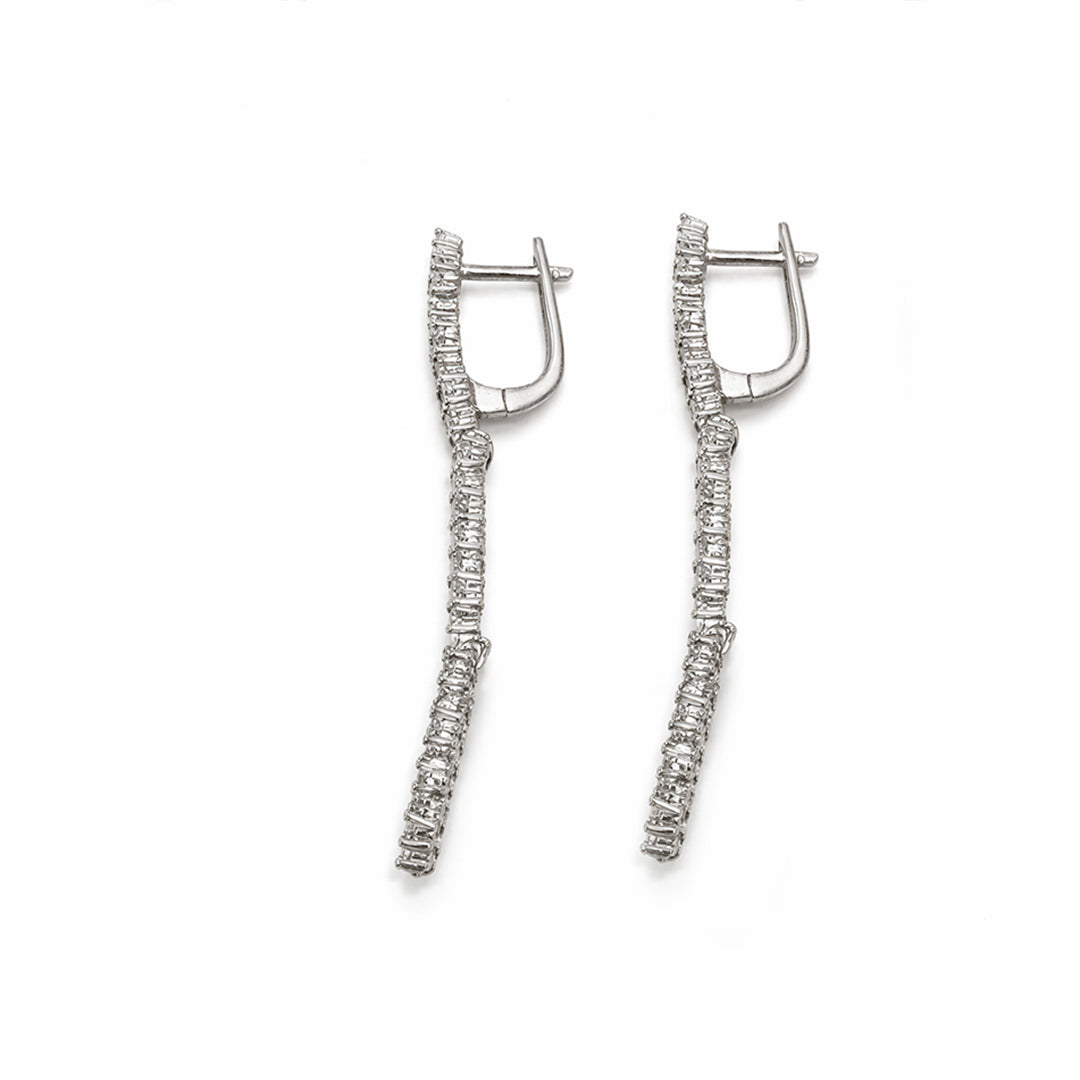 Shimmer Bar Necklace Set — Pure 925 Sterling Silver