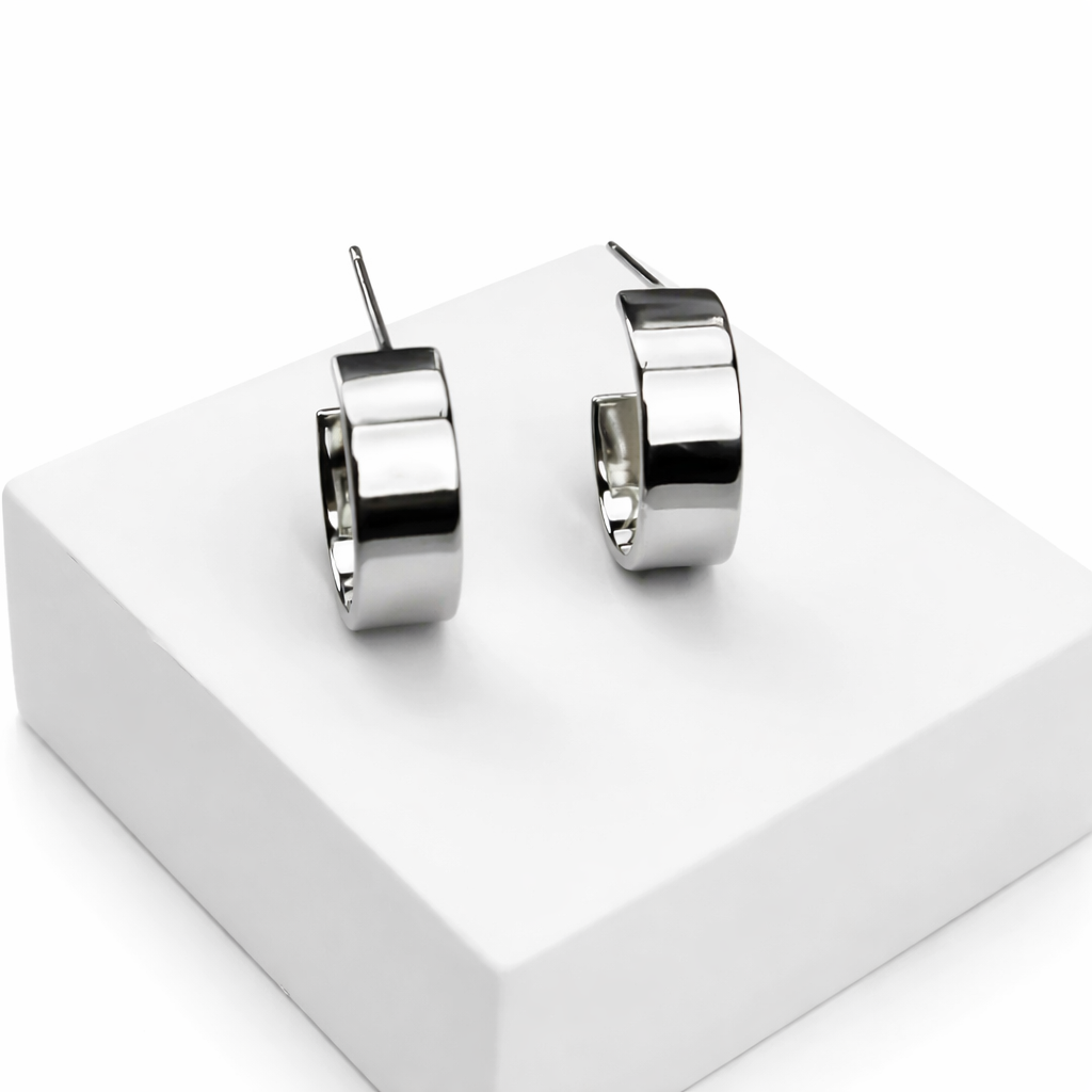 Classic 925 Silver Loop Huggies