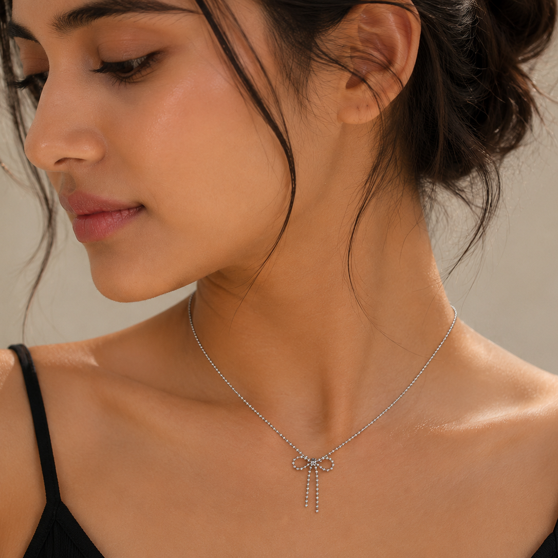 The Belle Bow Necklace