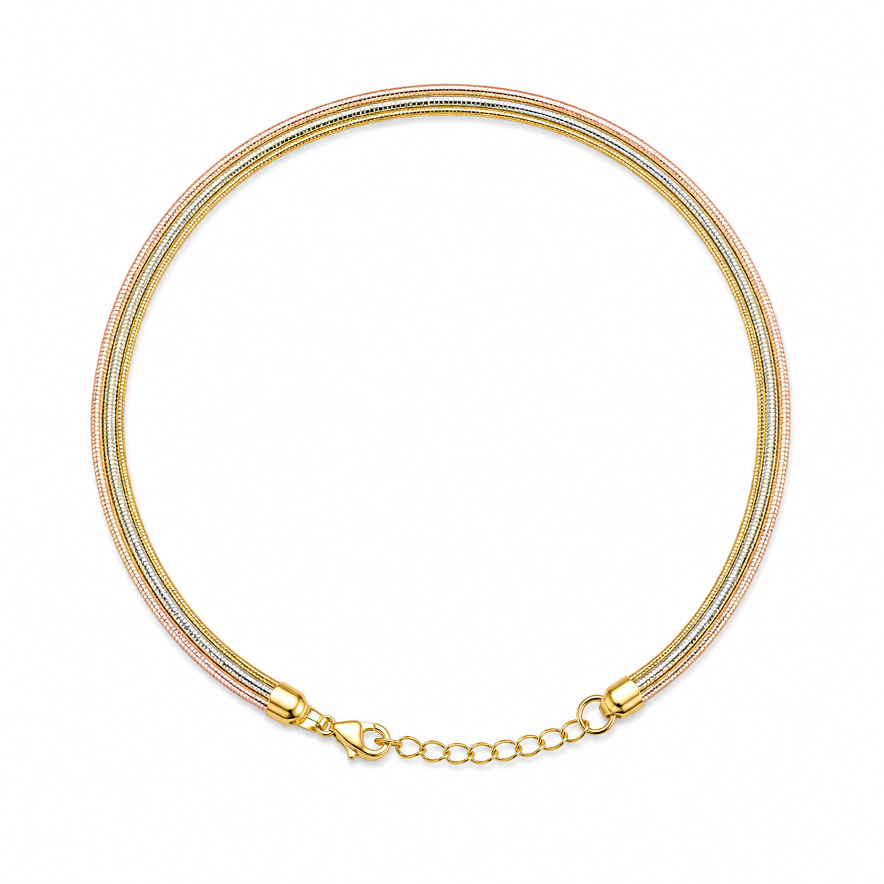 Tricolor Heavy Designer Anklet (Single)