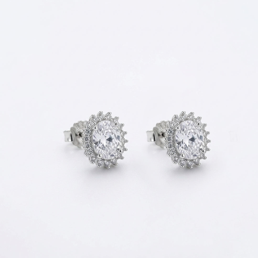 Radiance Halo Crystal Studs