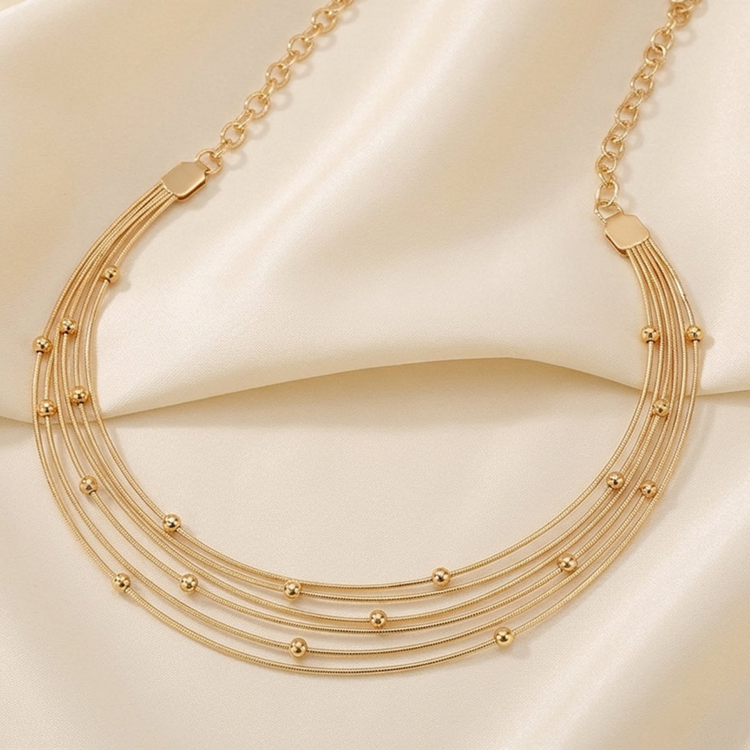 The Milanese Tassel: Gold Vermeil Italian 925 Silver Hasli Necklace