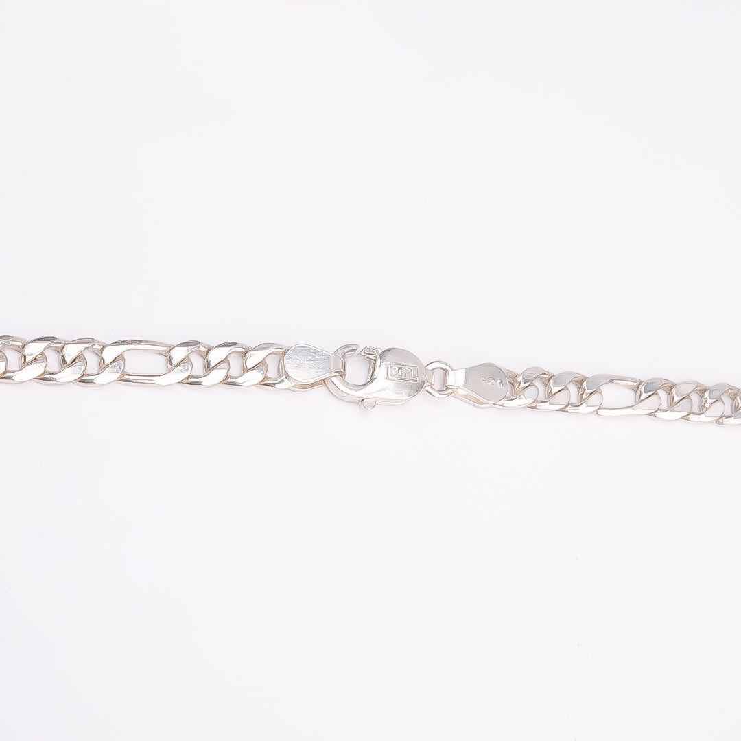 Men Silver Cuban Link Chain