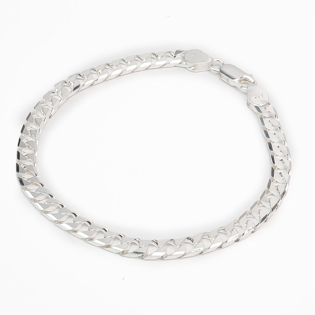 Men Sleek Box Chain Bracelet