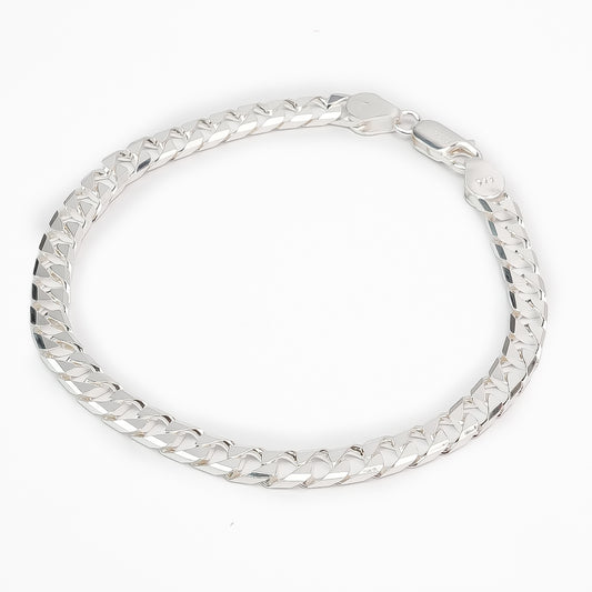 Men Sleek Box Chain Bracelet