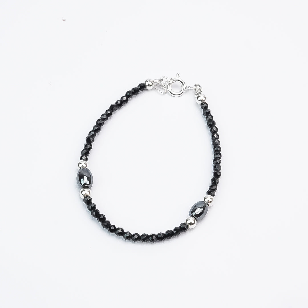 Silver Beaded Baby Nazariya