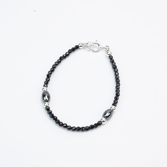Silver Beaded Baby Nazariya