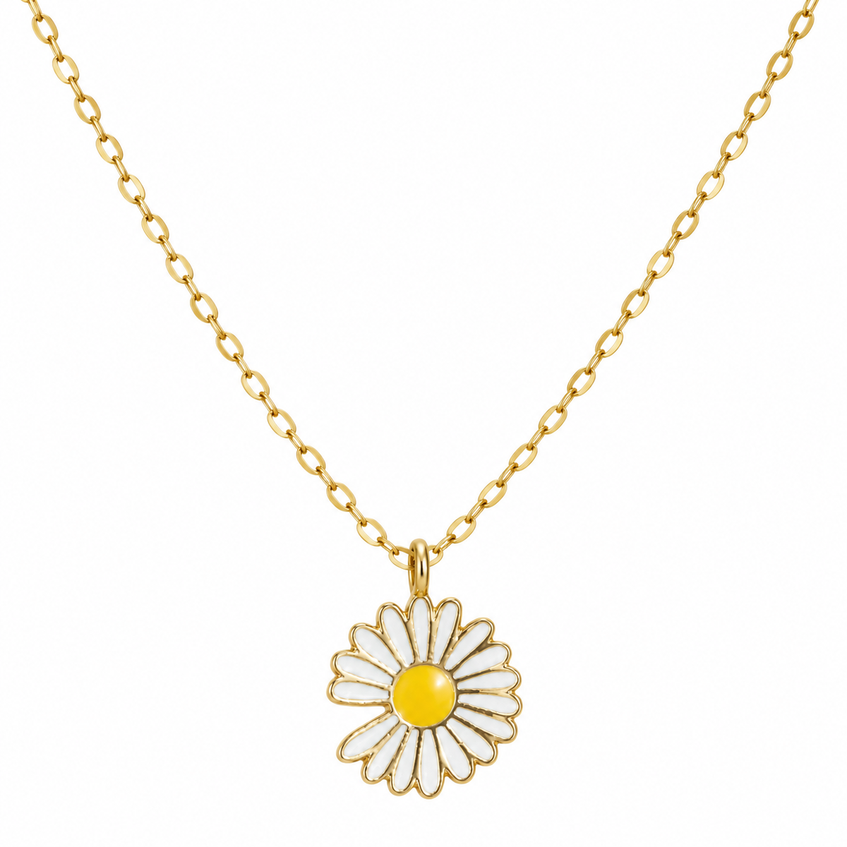 Flower Bloom 925 Silver Earrings & Chain Pendant Set