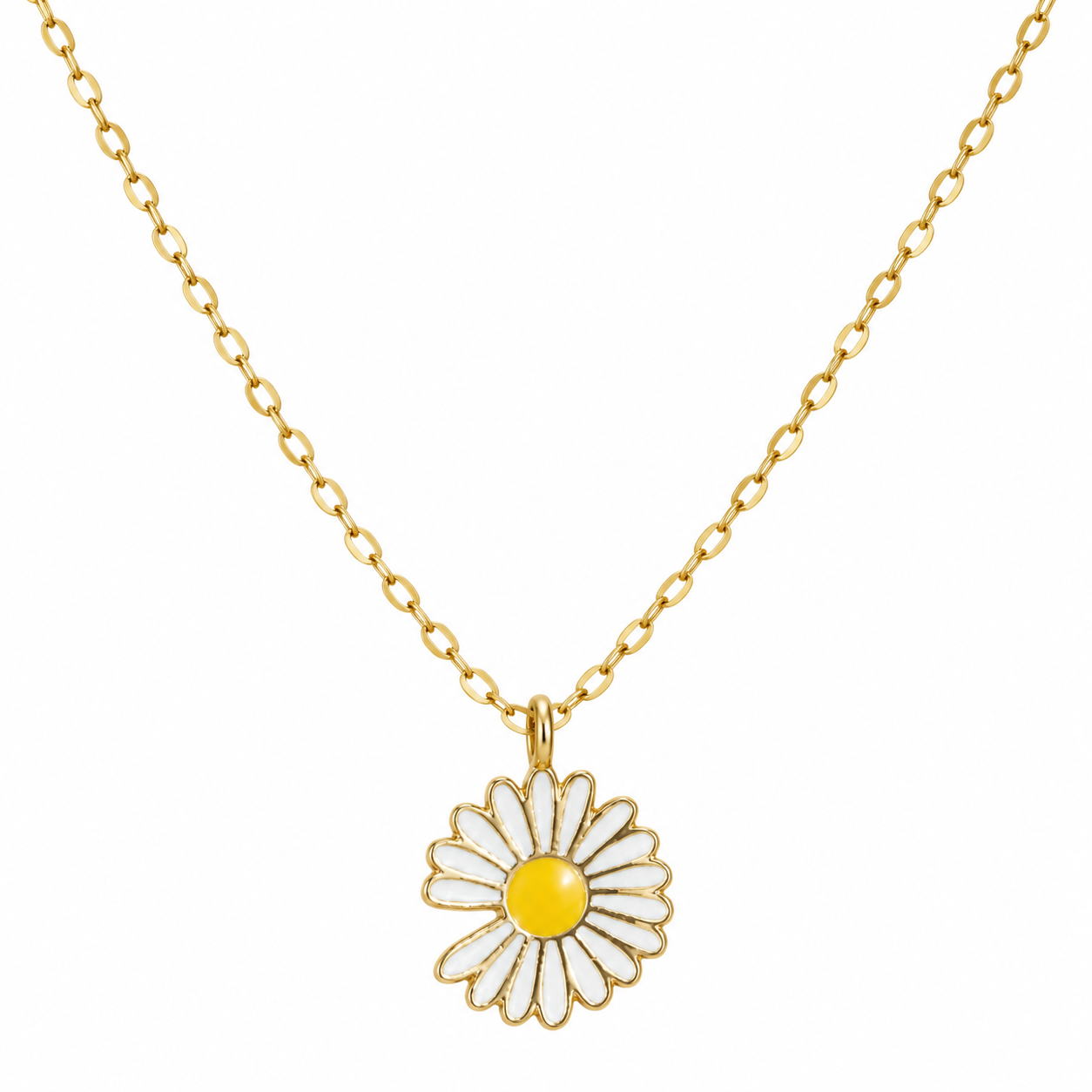 Flower Bloom 925 Silver Earrings & Chain Pendant Set