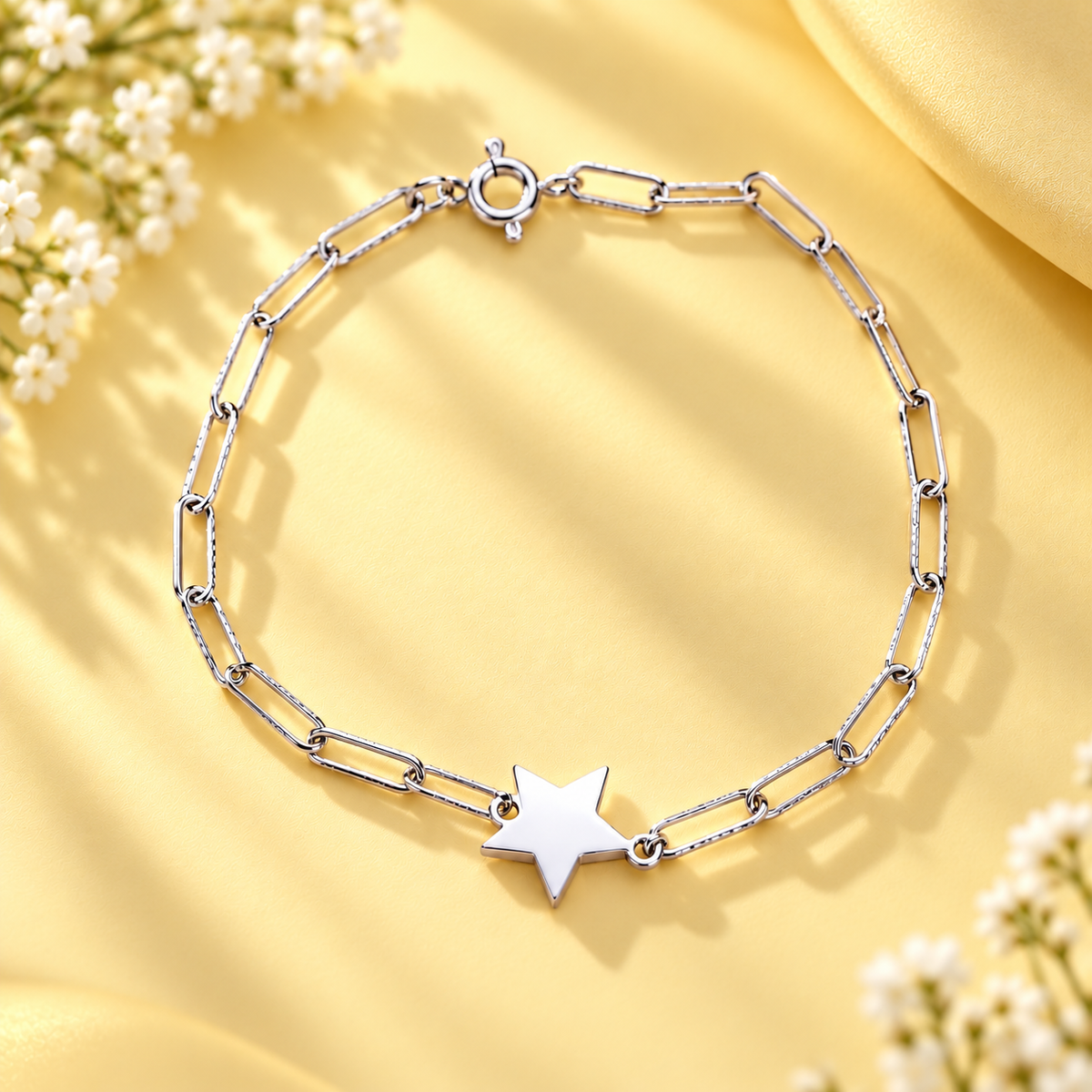 Taravya Star Link 925 Silver Bracelet