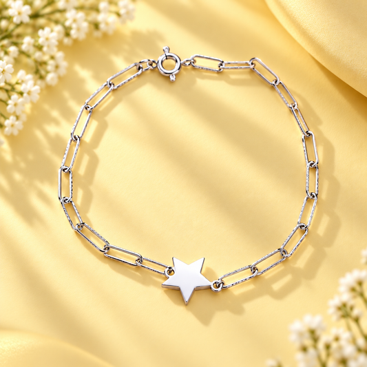 Taravya Star Link 925 Silver Bracelet