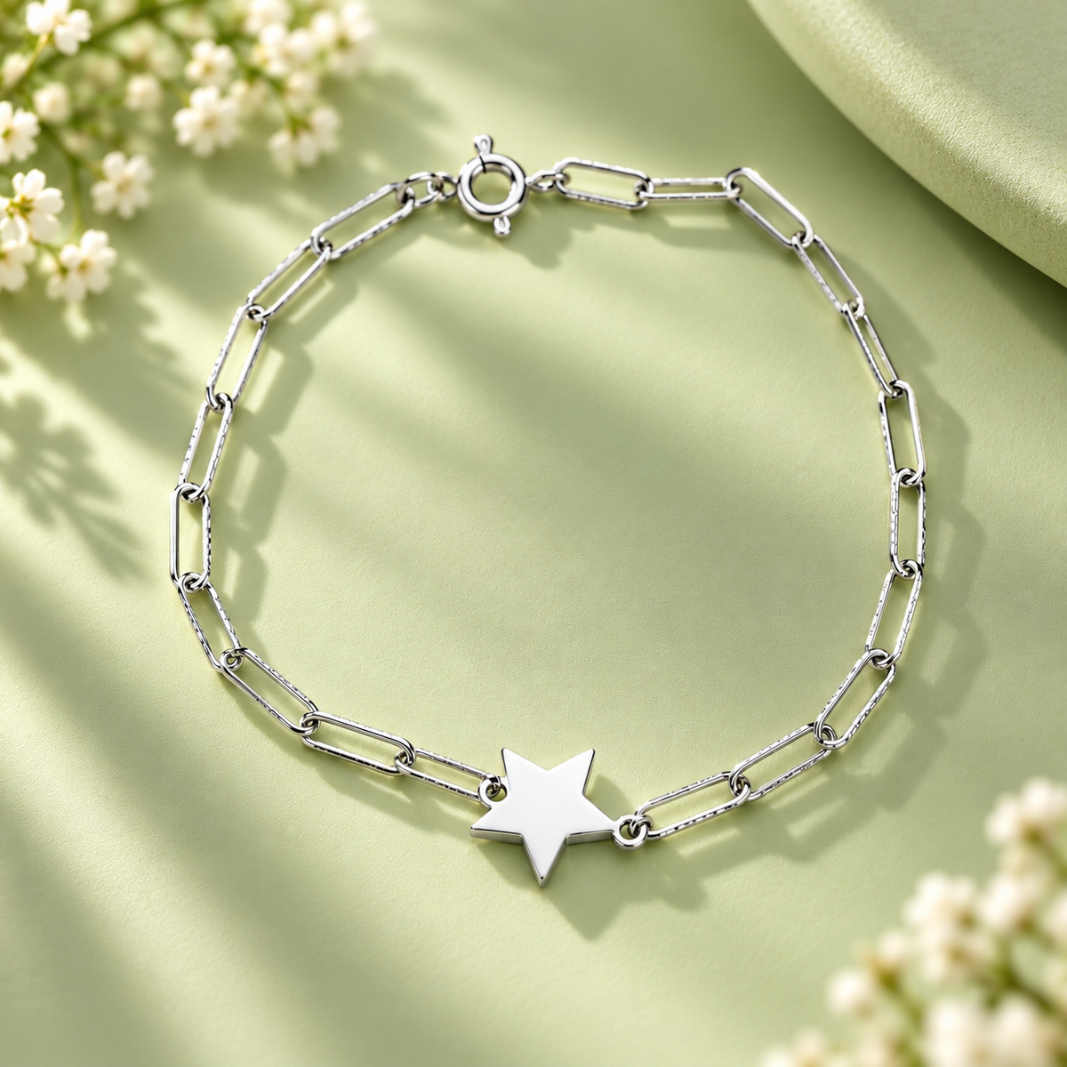 Taravya Star Link 925 Silver Bracelet