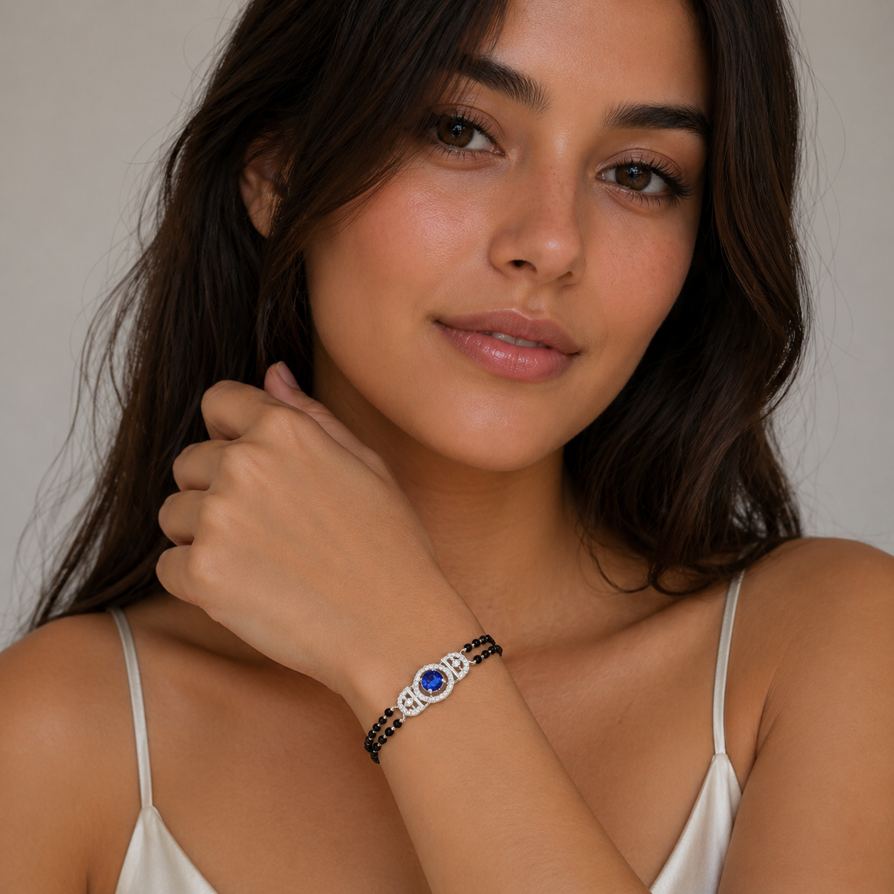 Divine 925 Sterling Silver Mangalsutra Bracelet