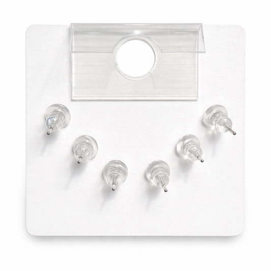 Minimal Crystal Bar Stud Combo