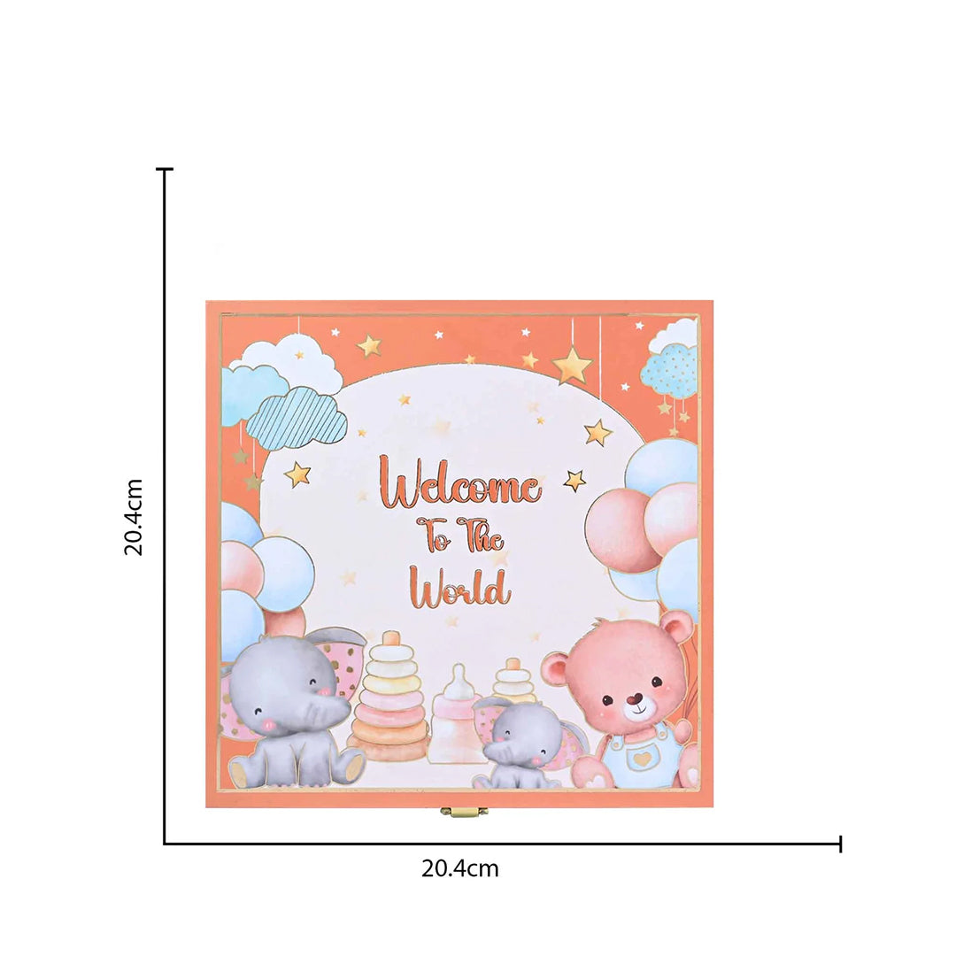 999 Silver Musical Welcome Baby Coin Box (5 Coins x 2g)