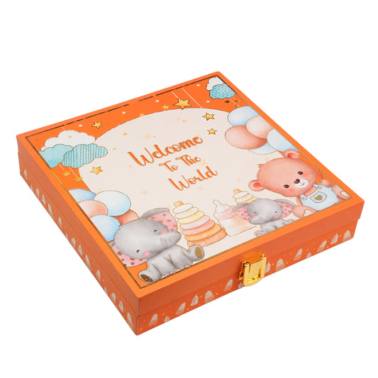 999 Silver Musical Welcome Baby Coin Box (5 Coins x 2g)