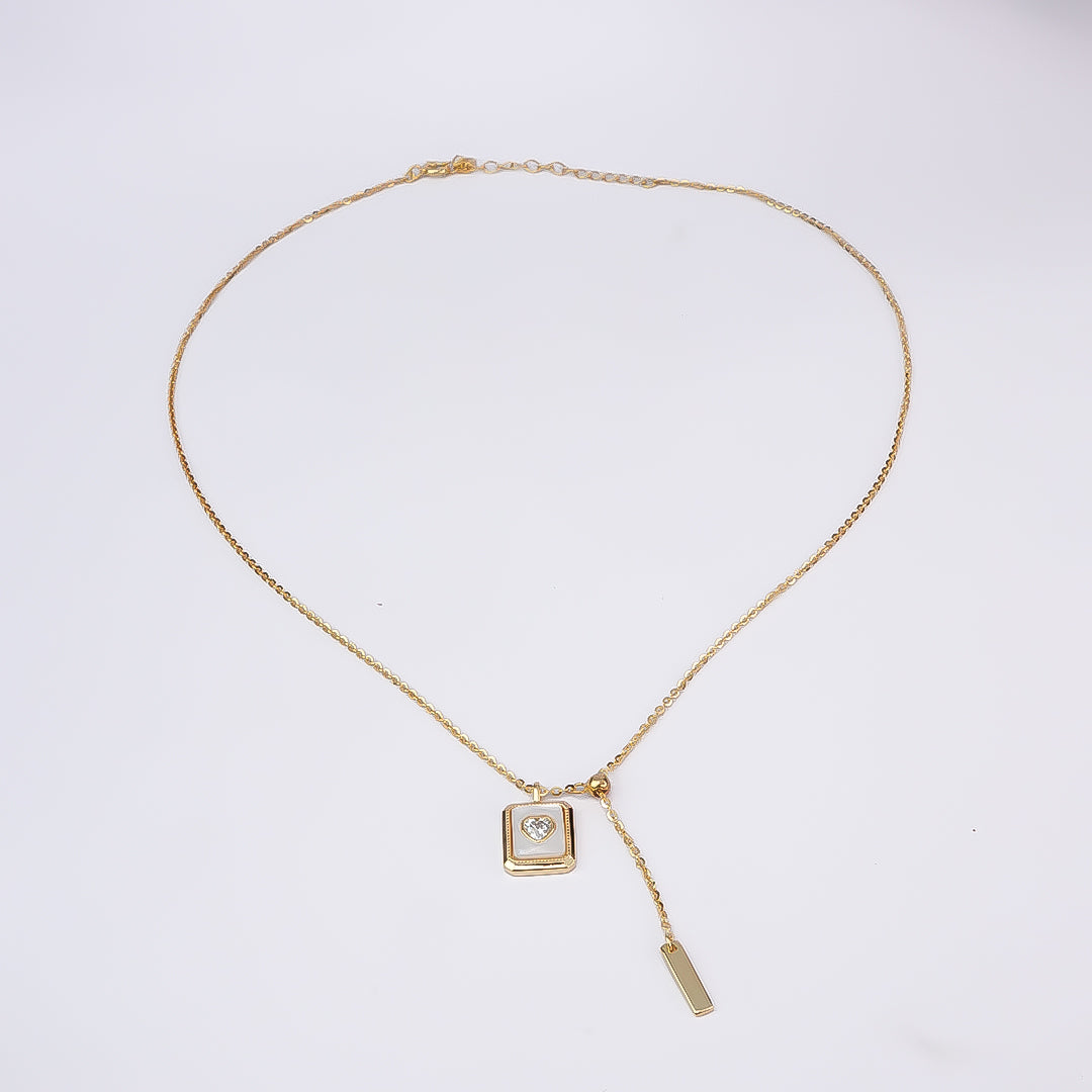 Heart Drop Necklace Set