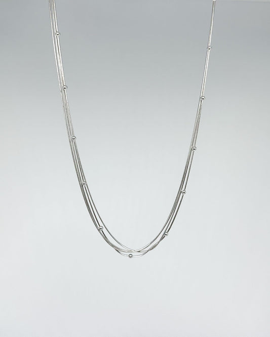 Italian Four Layer Chain Pure 925 Silver