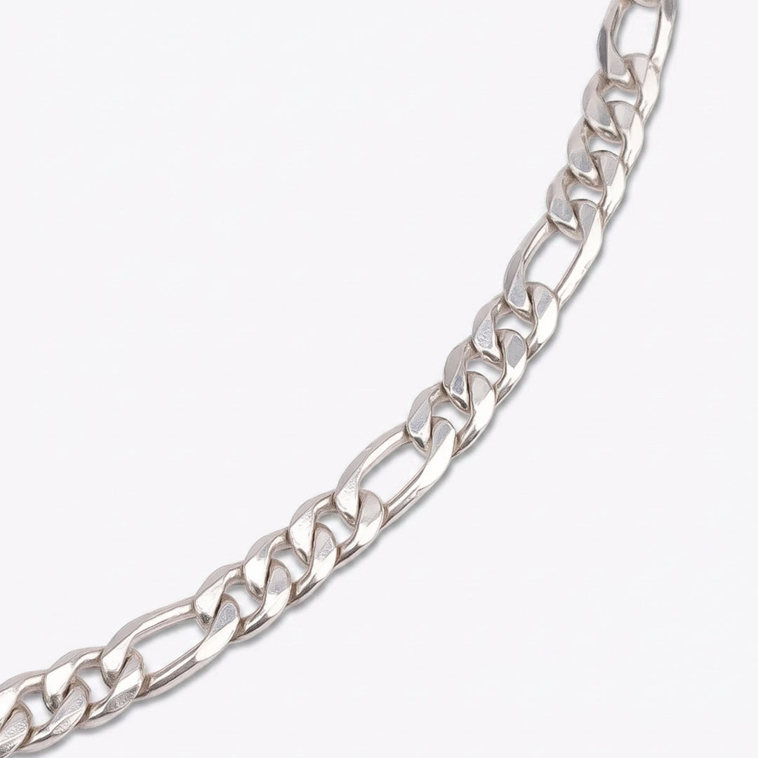 Men Silver Cuban Link Chain