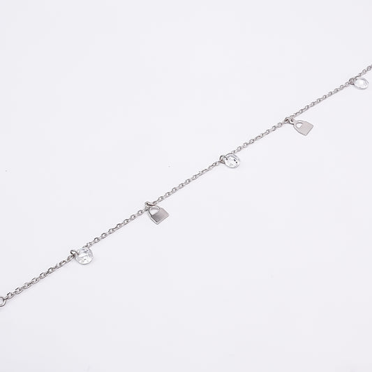 Silver Charm Anklet
