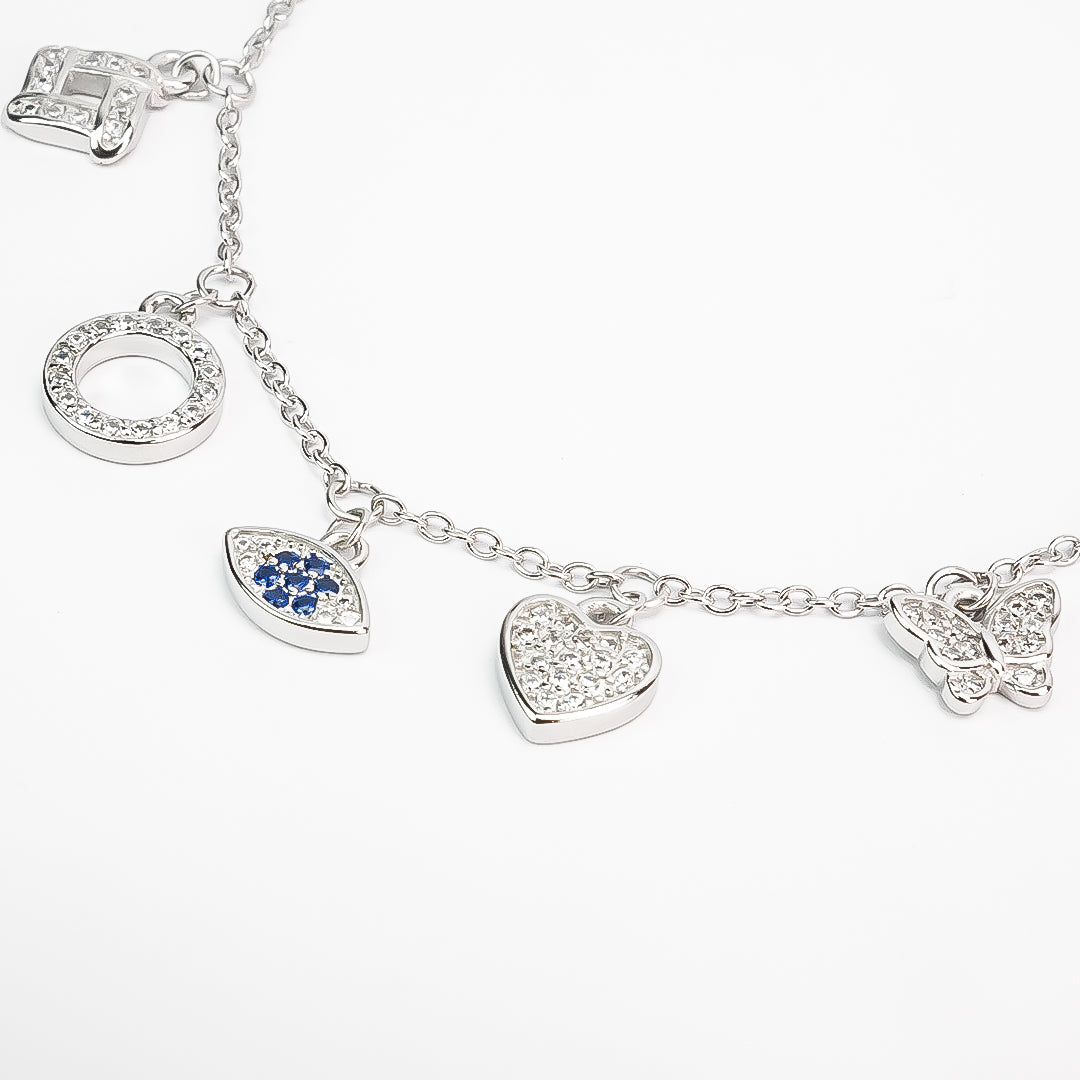 Silver Charm Bracelet