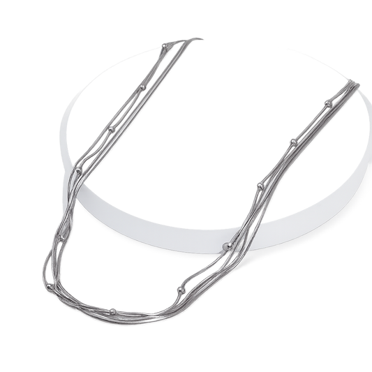 Italian Four Layer Chain Pure 925 Silver