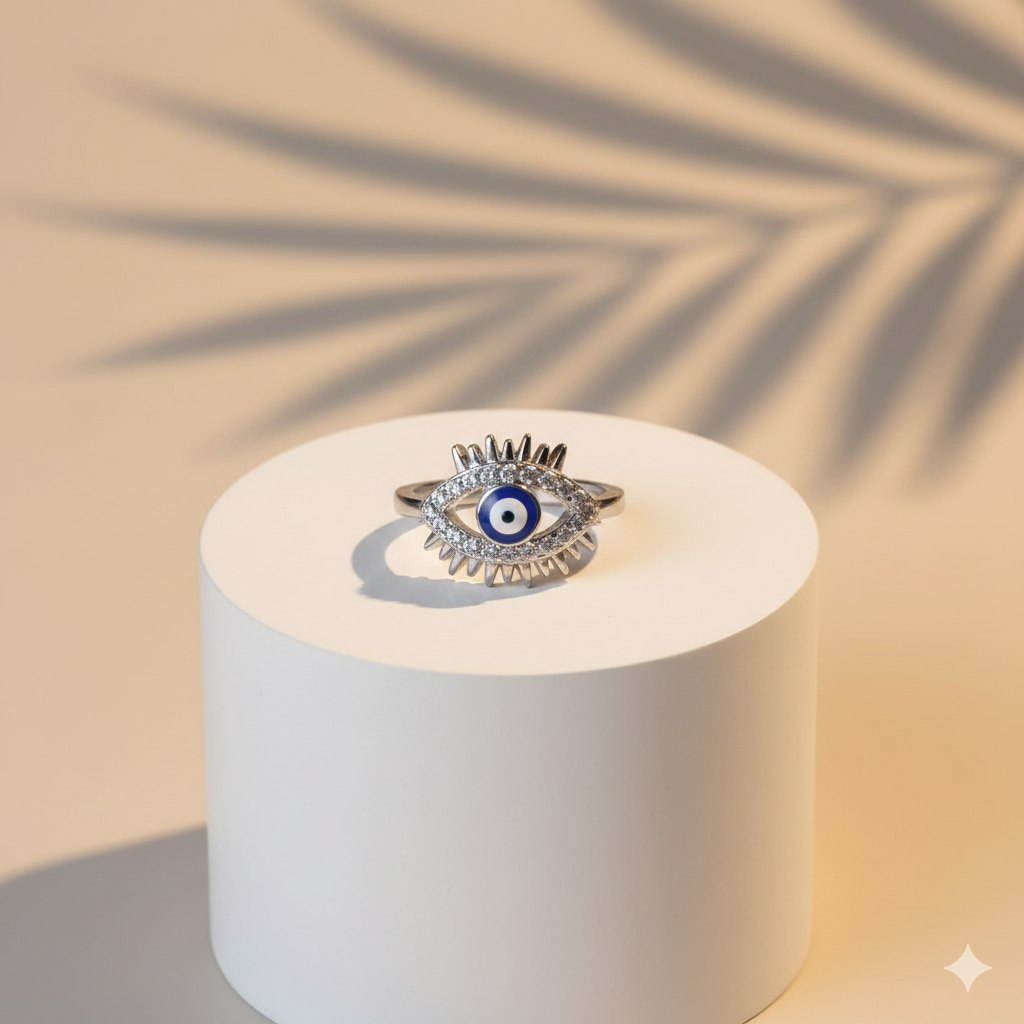 Guardian Gaze Ring Pure 925 Silver