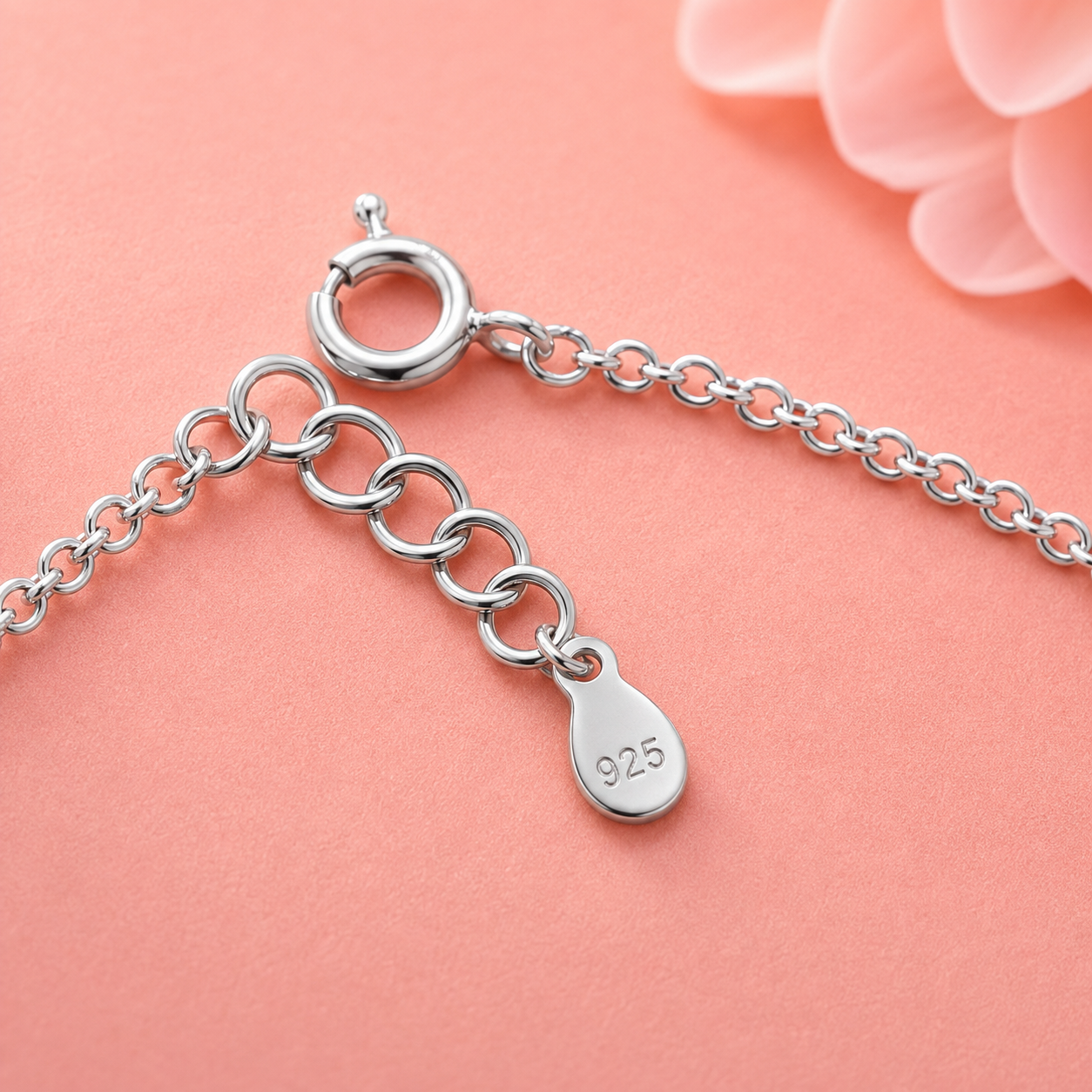 Ocean Shell 925 Silver Anklet(Single)
