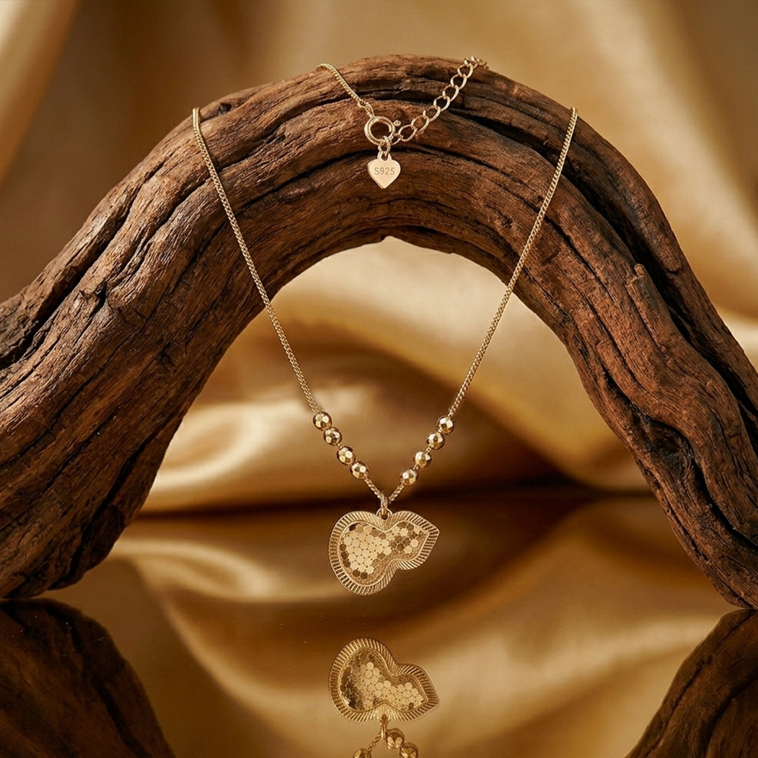 Silver Shubh Kalash Necklace