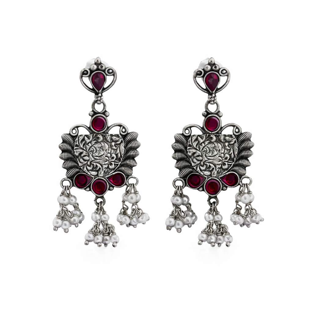 Meera Jhumki Pure 925 Silver