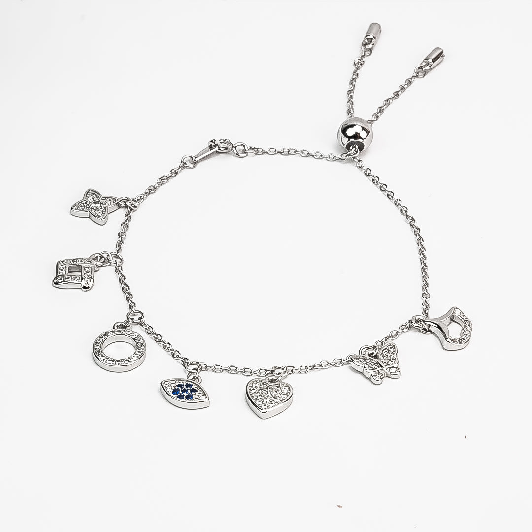Silver Charm Bracelet