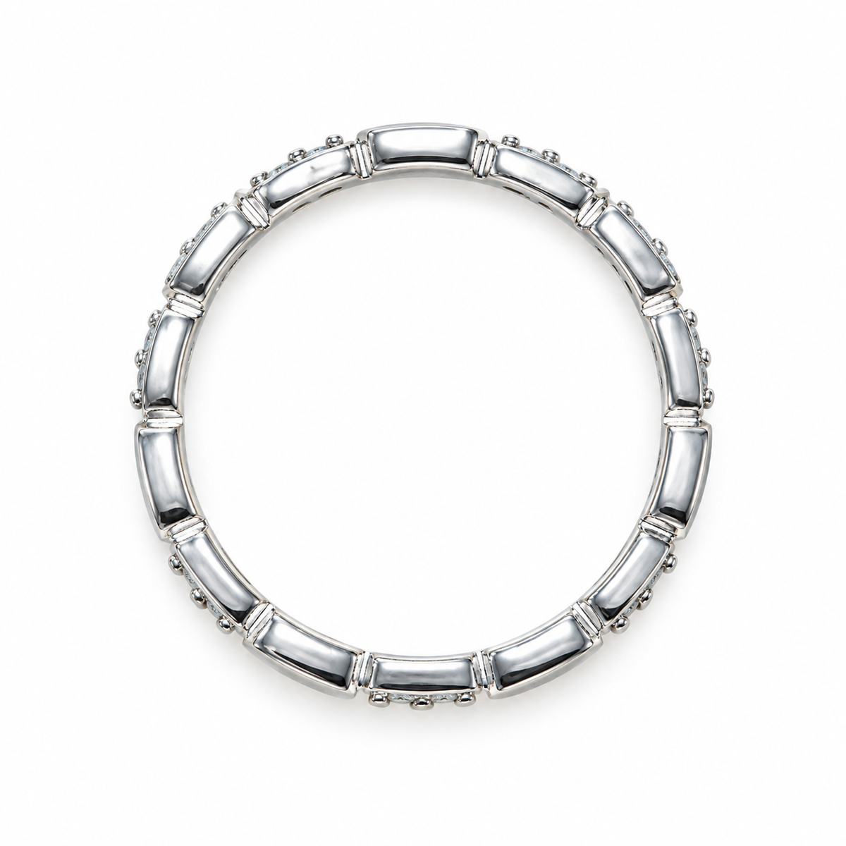 Multicolour 925 Sterling Silver Band Ring