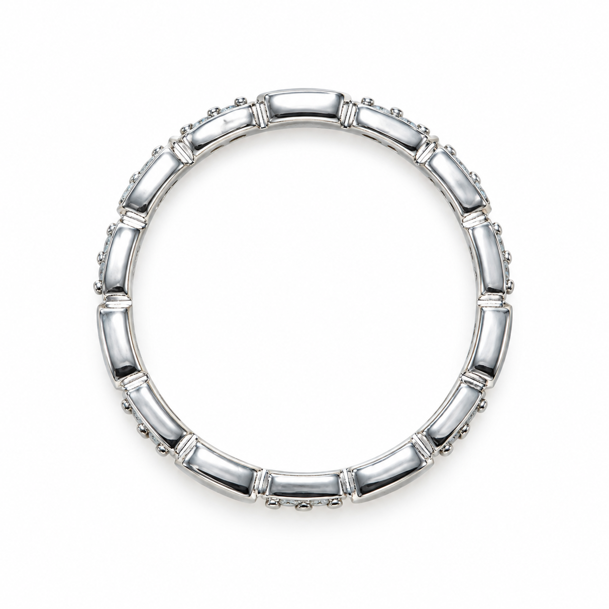 Multicolour 925 Sterling Silver Band Ring