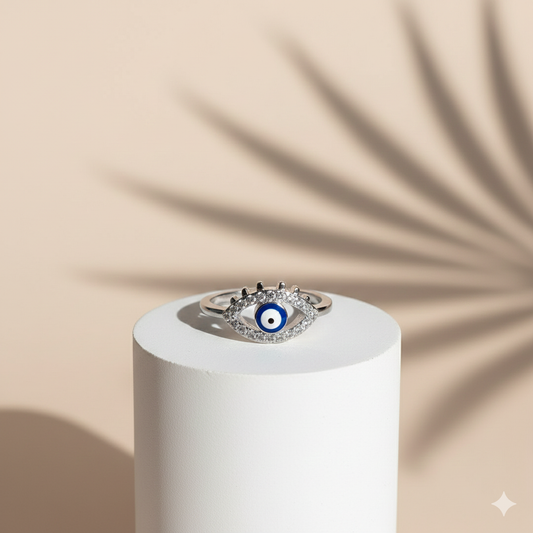 Aura Shield Pure 925 Silver Ring (Size 6)