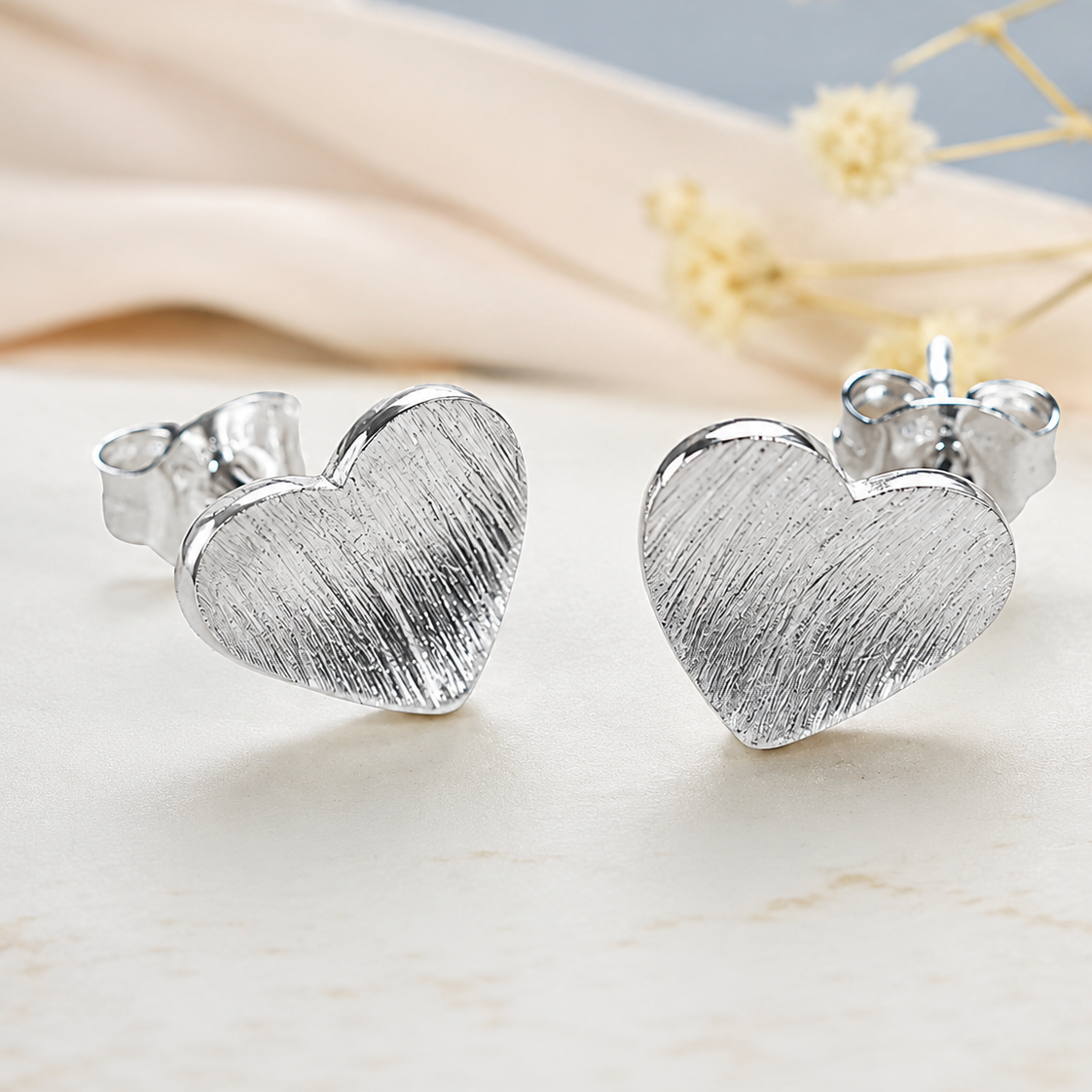 Heart Elegance 925 Silver Earrings