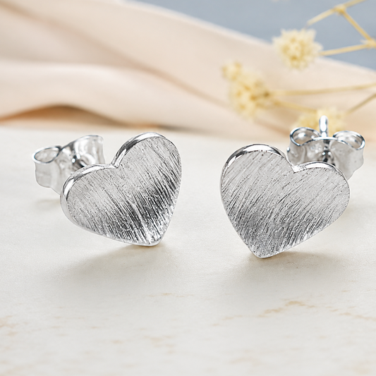 Heart Elegance 925 Silver Earrings