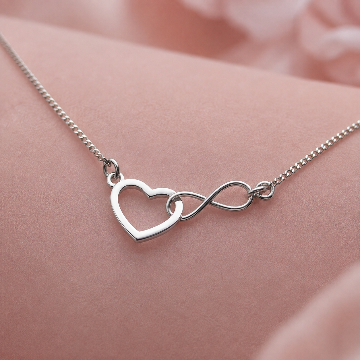 Infinity & Love Necklace
