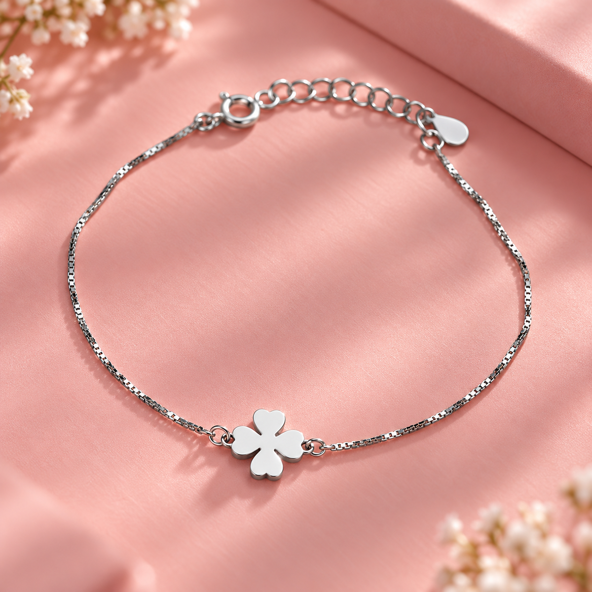 Taravya Women’s Starlight Pearl Chain Bracelet