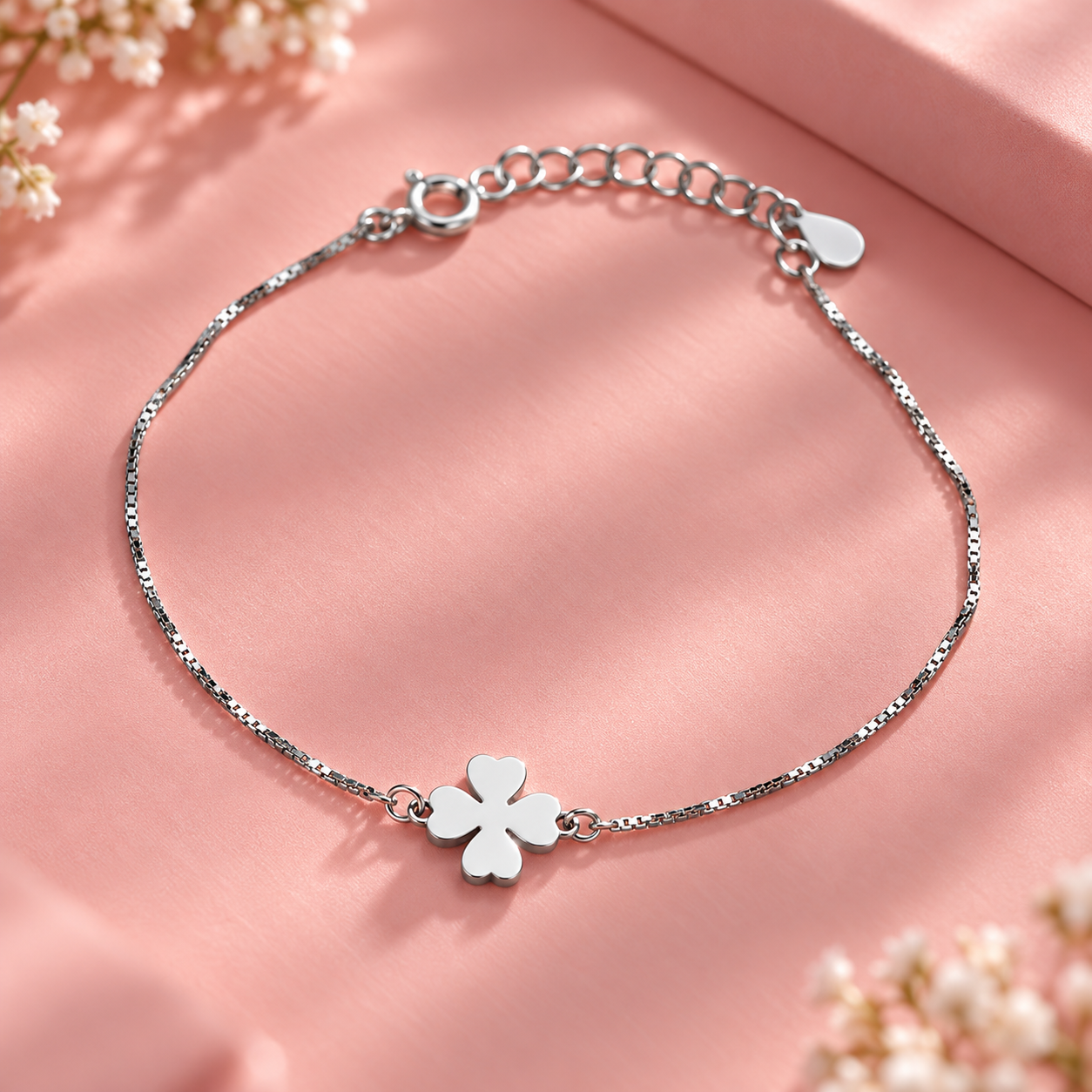 Taravya Women’s Starlight Pearl Chain Bracelet