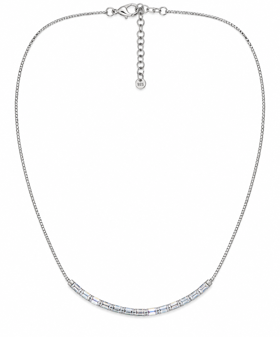 Celestial Silver Bar 925 Silver Necklace