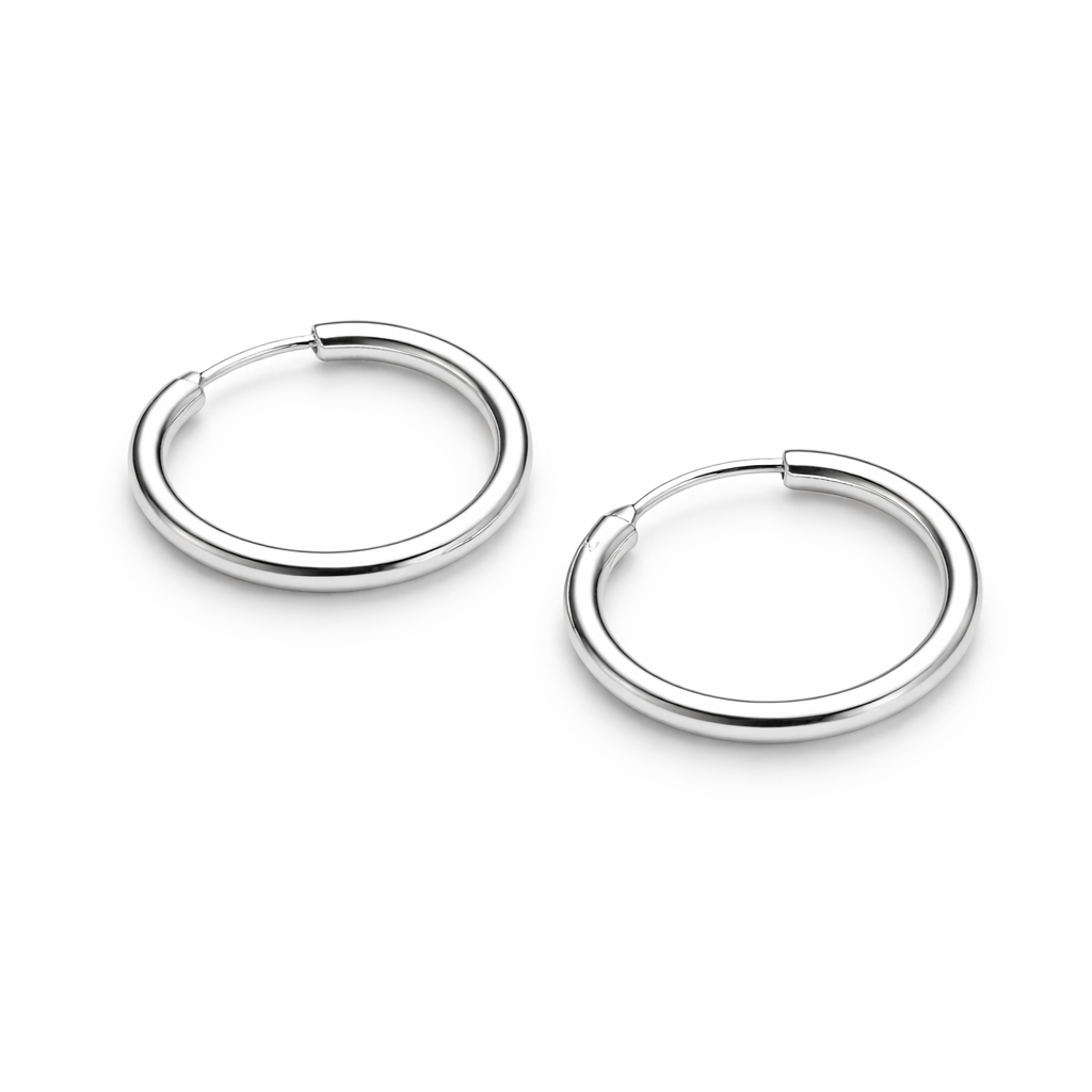 Essential Mini Silver Hoops