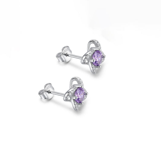Amora Silver Bloom Studs
