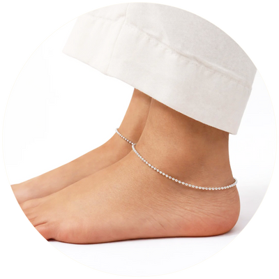 Silver Anklets
