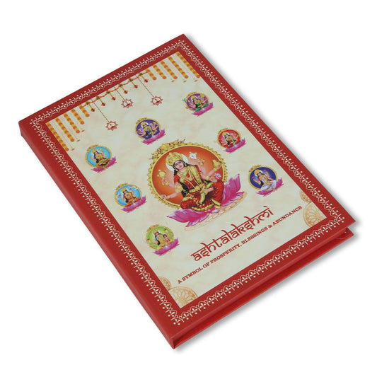 Ashtalakshmi Ji, 999 Purity Silver Coins, Folder Box, 8 Coins