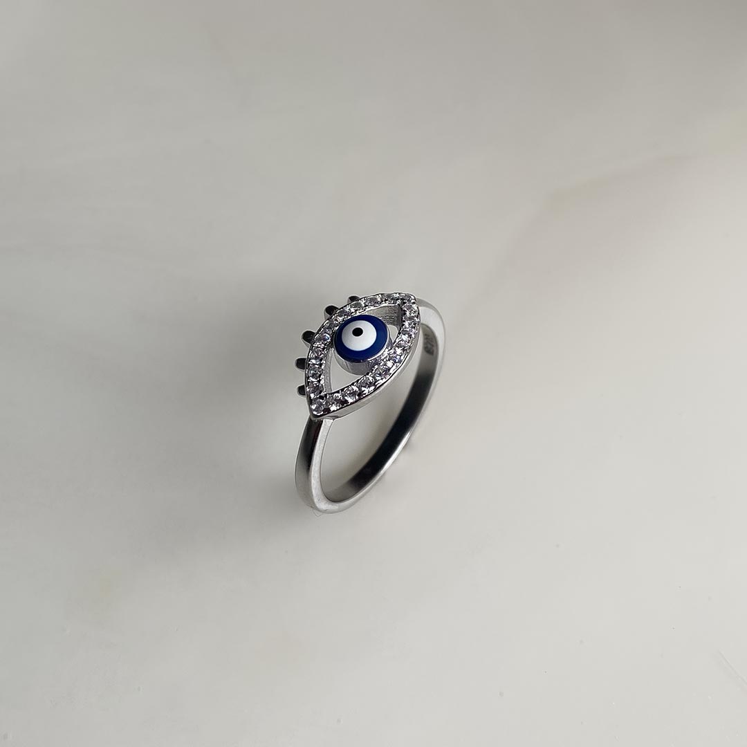 Aura Shield Pure 925 Silver Ring (Size 6)